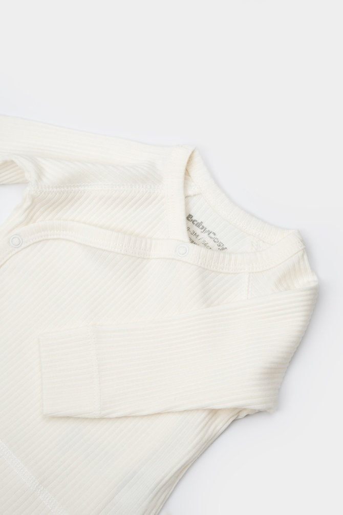 Cutie 4 piese pentru nou nascut - 100% bumbac organic - Verde pal, BabyCosy